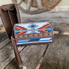 Tooled Saddle Blanket Wallet