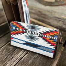 Tooled Saddle Blanket Wallet