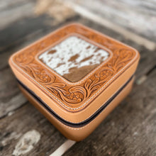 Tooled & Hide Jewellery Box