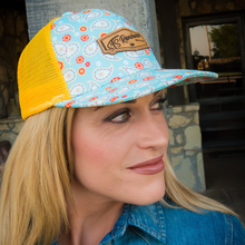 STS Ranch Turquoise Paisley Patch Hat